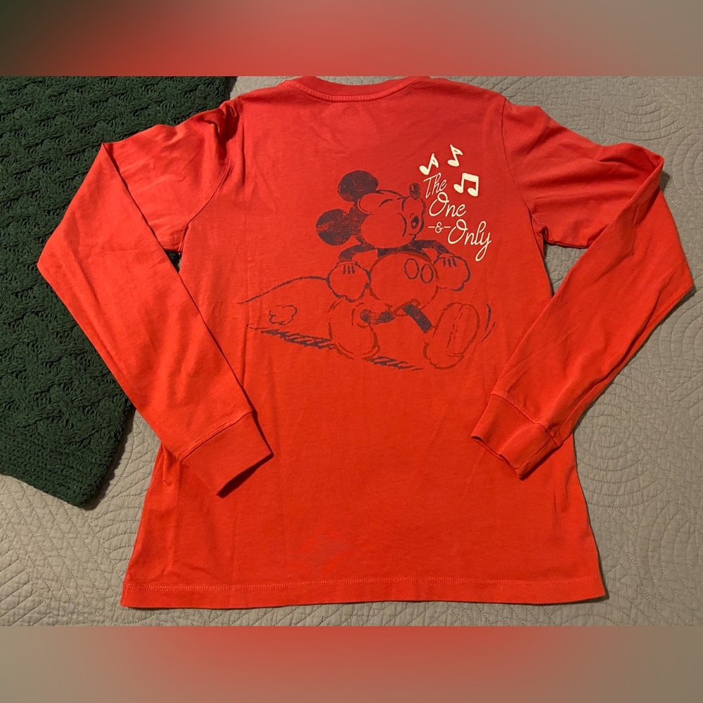 BNWT MICKEY MOUSE THE ONE AND ONLY LONG SLEEVE TEE -XS